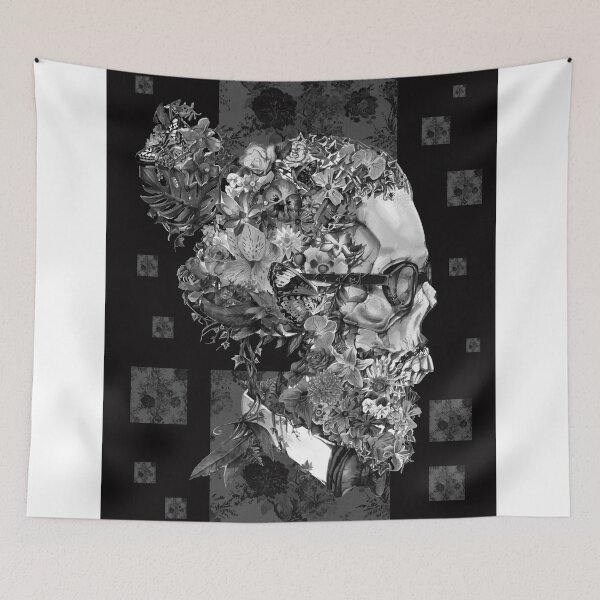 Item preview, hipster skull designed and sold by BekimART.