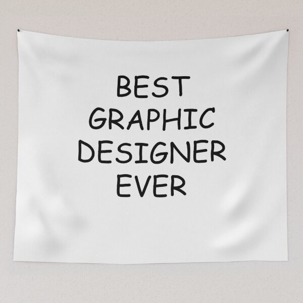 Aperçu de l'œuvre Le meilleur concepteur graphique jamais T-shirt créée et vendue par Yipptee Shirts.
