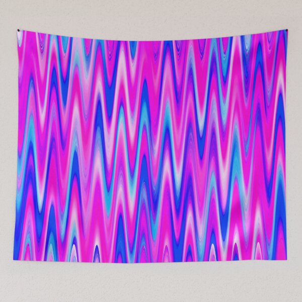 Item preview, WAVY-1 (Blues, Purples & Fuchsias)-(9000 x 9000 px) designed and sold by coloraddicted.