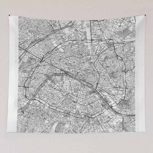 Item preview, Paris Map Line designed and sold by HubertRoguski.