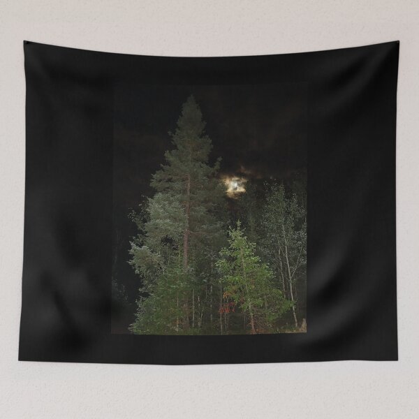 Item preview, Balsam Fir against the night sky designed and sold by norshorecustom.