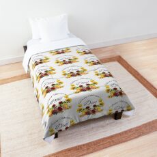 Happy Mothers Day Flowers Comforter