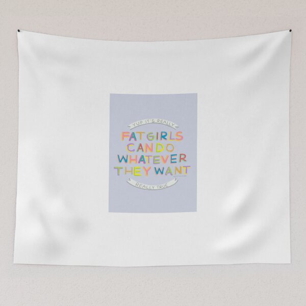 Item preview, Fat Girls Can Do Whatever They Want designed and sold by Rachele Cateyes.