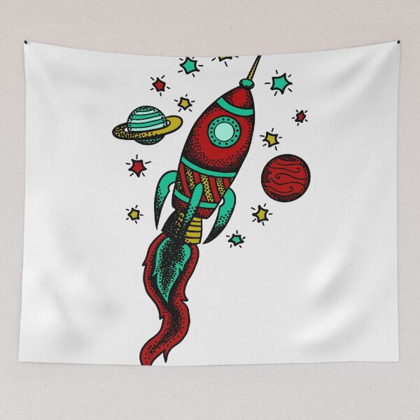 Item preview, Old School Rocket (Color) designed and sold by ColorCamilion.