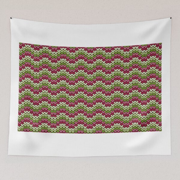 Item preview, zigzag seamless knitting colorful pattern designed and sold by illucesco.