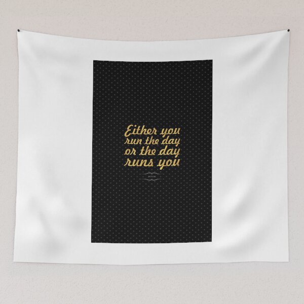 Item preview, Either day run the day... “Jim Rohn” Inspirational Quote designed and sold by Powerofwordss.