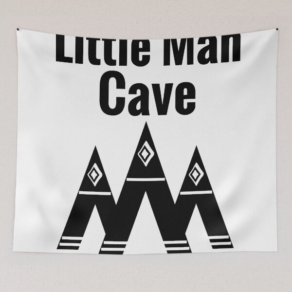 Item preview, Little Man Cave - White designed and sold by Pine Lime Designs.