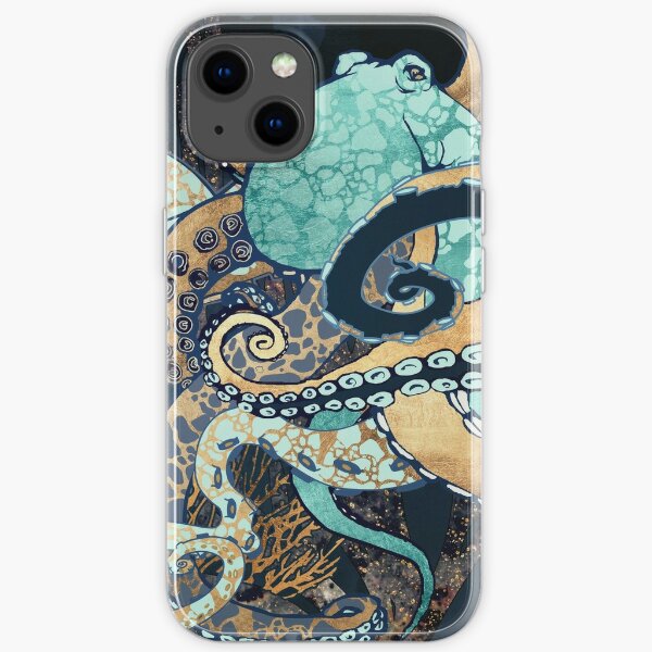 Metallic Octopus II iPhone Soft Case
