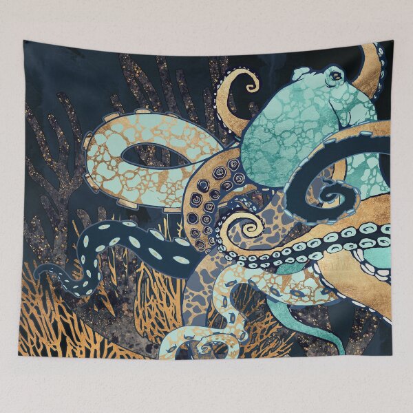 Item preview, Metallic Octopus II designed and sold by spacefrogdesign.