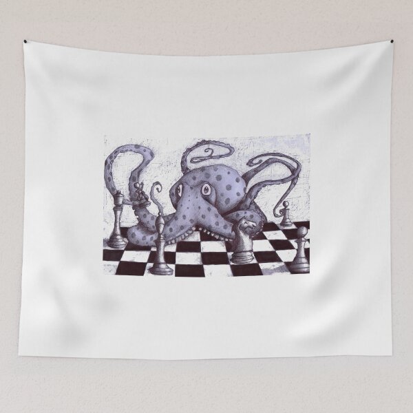 Item preview, An Octopus Playing Chess designed and sold by Cantus.