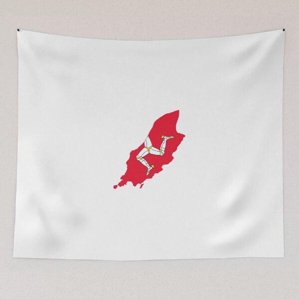 Item preview, Flag Map of Isle of Man designed and sold by abbeyz71.