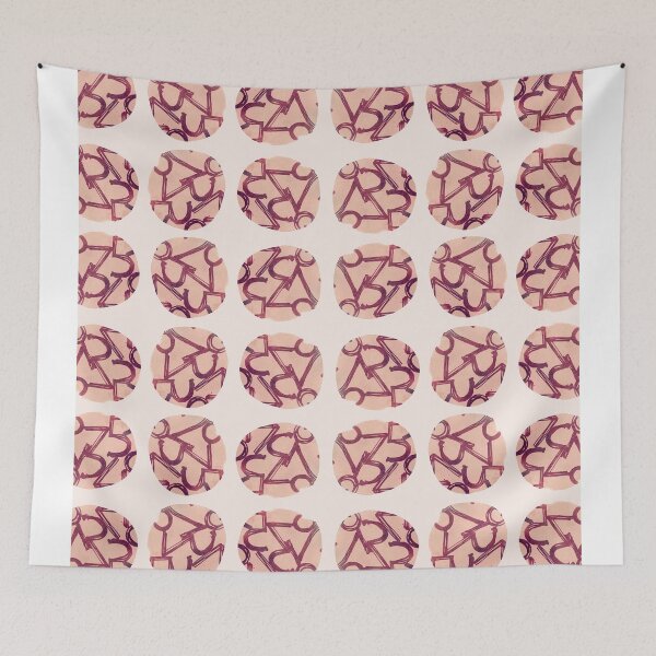 Item preview, Watercolour Number Repeated Pattern designed and sold by lollylocket.