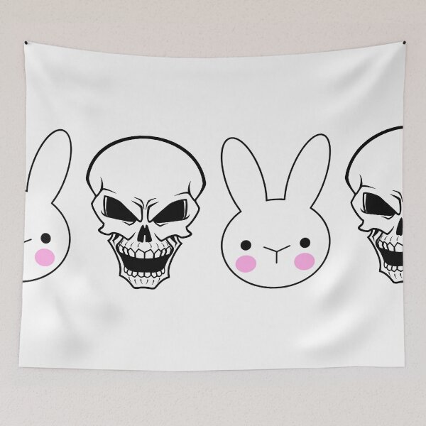Item preview, Bunny Skull Bunny Skull designed and sold by SpaghettiFarmer.