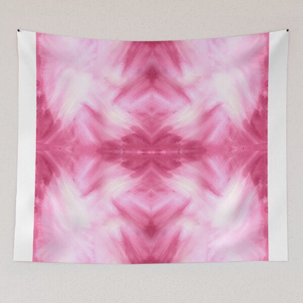 Item preview, Hand-Painted Abstract Watercolor in Dark Pink and White designed and sold by Beverly Claire Kaiya.