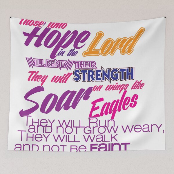 Item preview, Bible Verse Isaiah 40:31 designed and sold by Mysticgroovegoods.