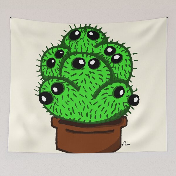 Item preview, Cute 6 Headed Cactus designed and sold by caseylinart.