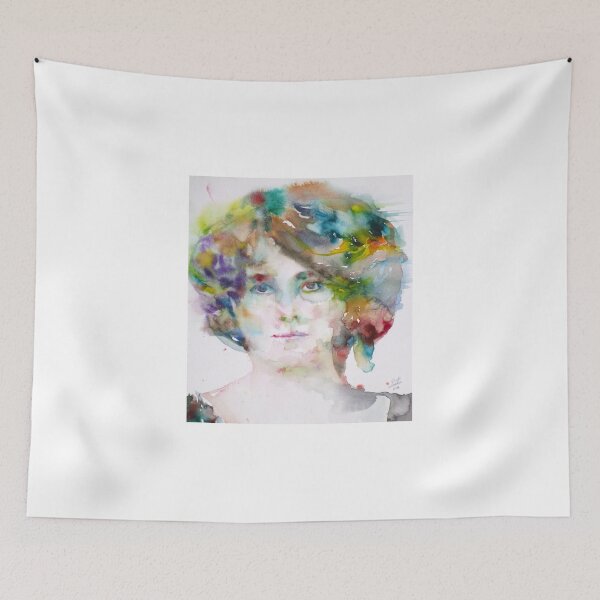 Item preview, MAUD GONNE - watercolor portrait designed and sold by lautir.
