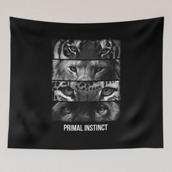 Item preview, Primal Instinct - version 2 - with text designed and sold by Supreto.