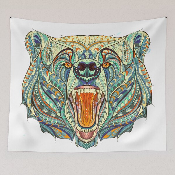 Item preview, Head Of The Growling Bear designed and sold by maverickinfanta.