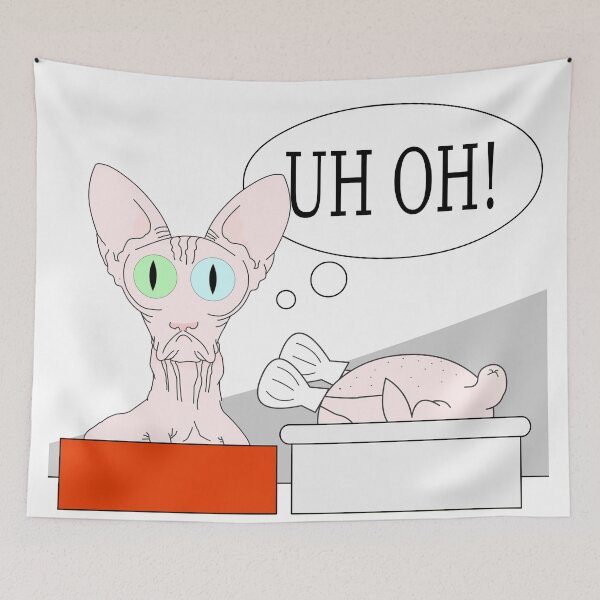 Item preview, Sphinx cat in a bind designed and sold by beerman70.