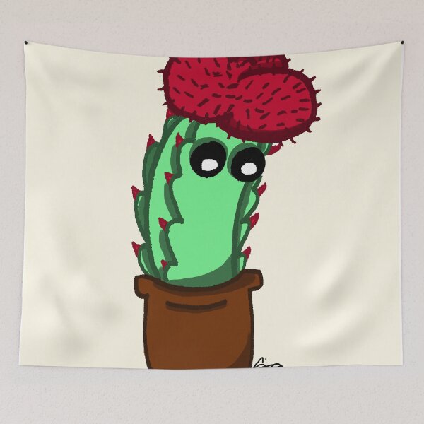 Item preview, Cute Red Cactus designed and sold by caseylinart.