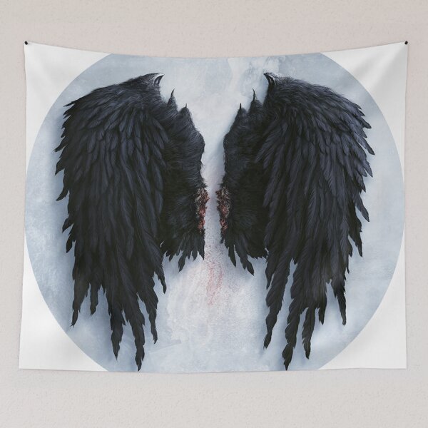 Item preview, Aion black wings designed and sold by EnjoyRiot.