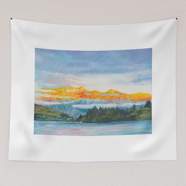 Item preview, Sunset on the Remarkables at Queenstown, New Zealand designed and sold by Dai Wynn Fine Art.
