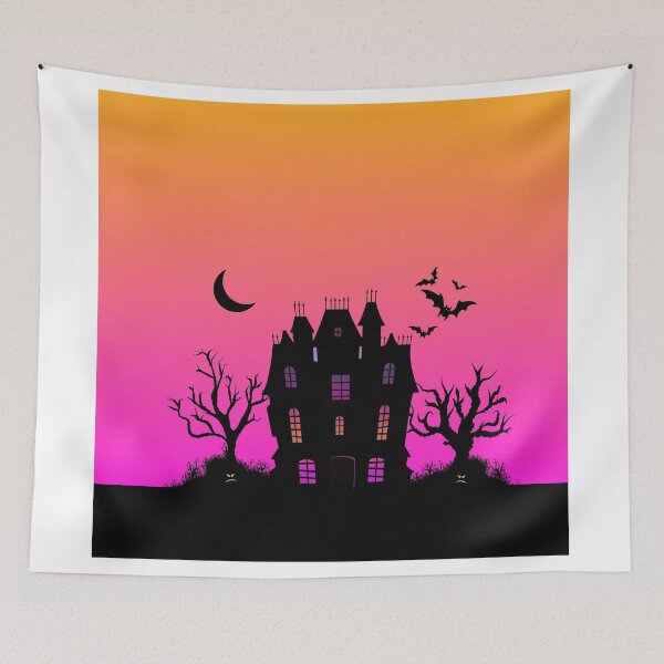 Item preview, Haunted Silhouette Rainbow Mansion designed and sold by apgme.