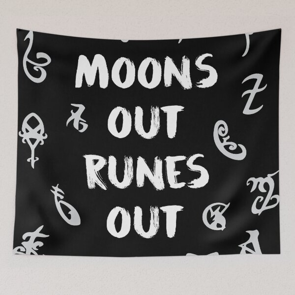 Item preview, moons out runes out designed and sold by cyborgfirelord.