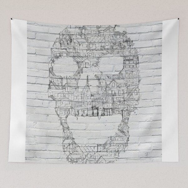Item preview, Skull - Shantytown Walls designed and sold by Felipe Navega.