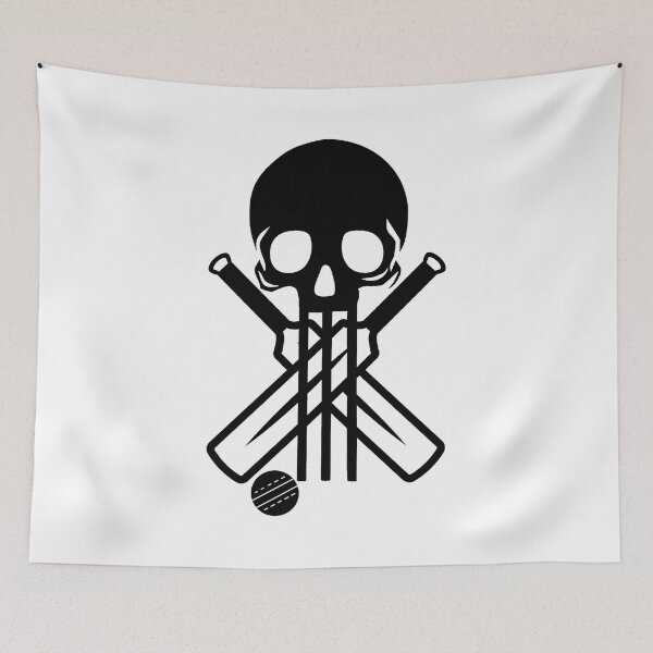 Item preview, Cricket Bats Stump Skull designed and sold by SportsT-Shirts.