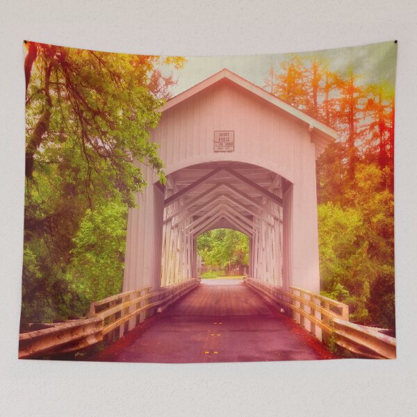 Item preview, Oregon - Covered Short Bridge designed and sold by IMAGETAKERS.