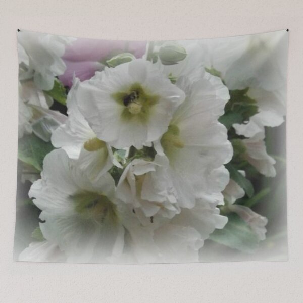 Item preview, HOLLYHOCKS designed and sold by Marie Leblanc.
