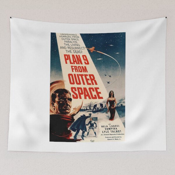 Item preview, Plan 9 From Outer Space Retro Movie Pop Culture Art designed and sold by BuzzArtGraphics.