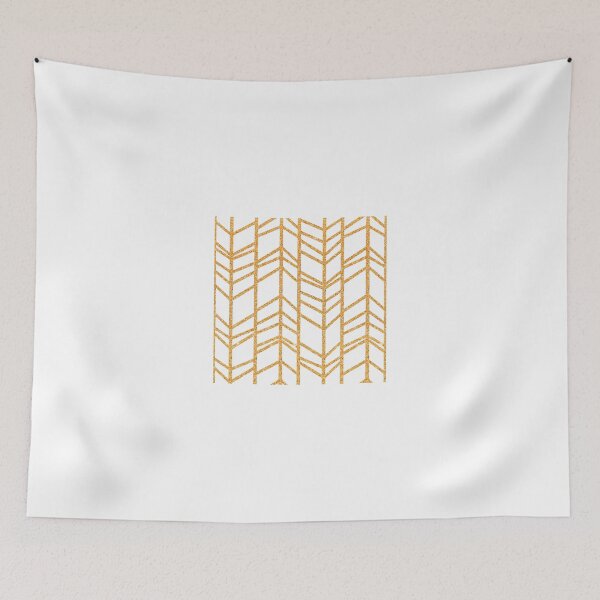 Item preview, Feathered chevrons gold glitter  designed and sold by Laura Wright.