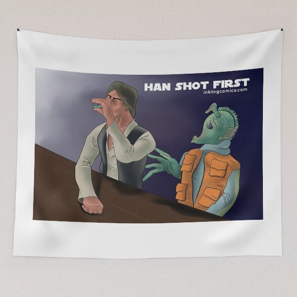 Item preview, Han Shot First! designed and sold by inklingcomics.