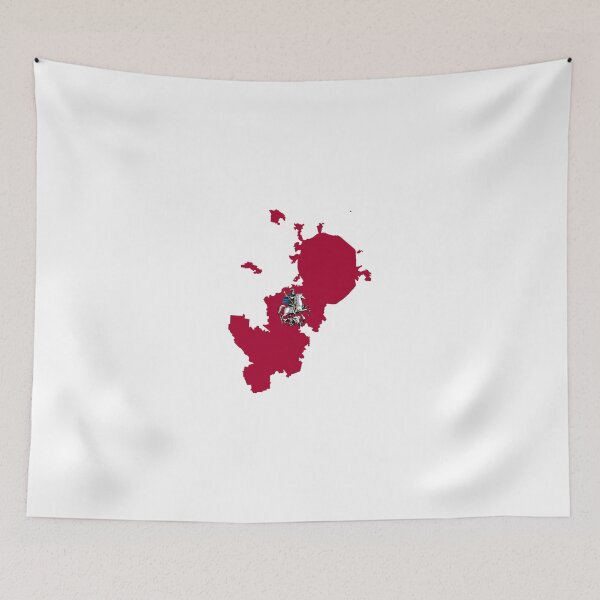 Item preview, Flag Map of Moscow designed and sold by abbeyz71.