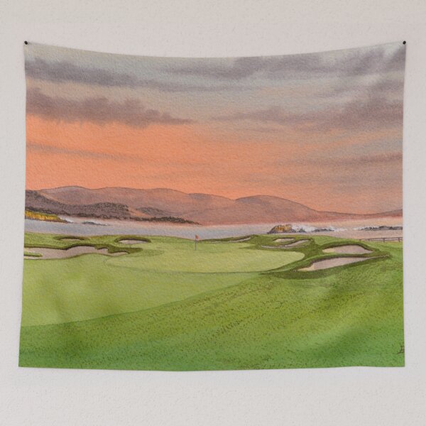Item preview, Pebble Beach Golf Course California Hole 17 designed and sold by William Holkham.
