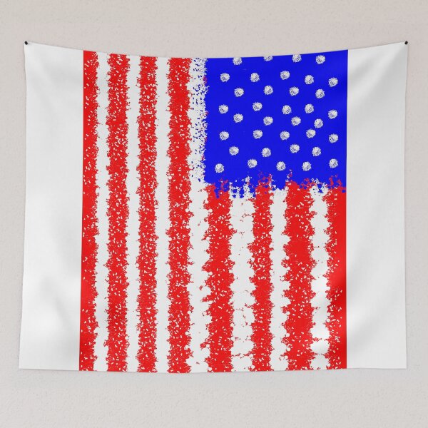 Item preview, American Spatter Flag designed and sold by DesignsOnLondon ..