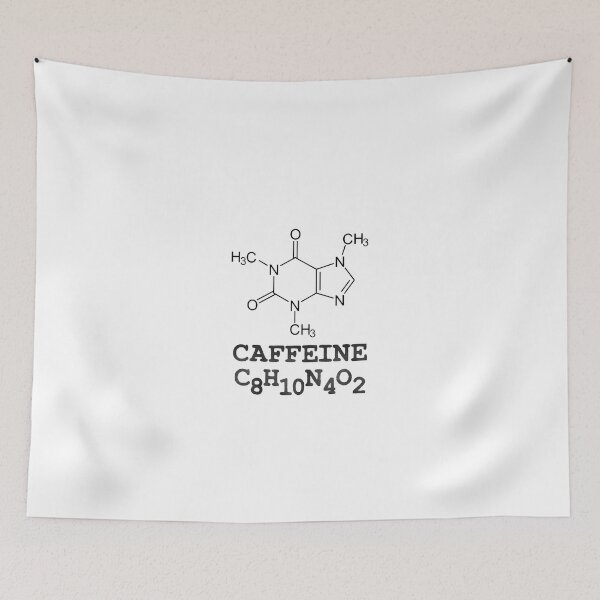 Item preview, Caffeine molecule, Coffee addict, science fun, Nerd coffee lover designed and sold by CacaoDesigns.