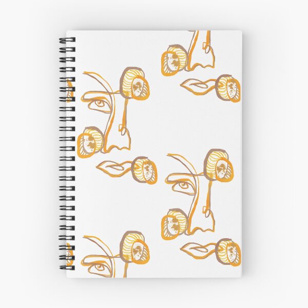 Item preview, Observant in Orange One Line Portrait designed and sold by shadowsofsome1.