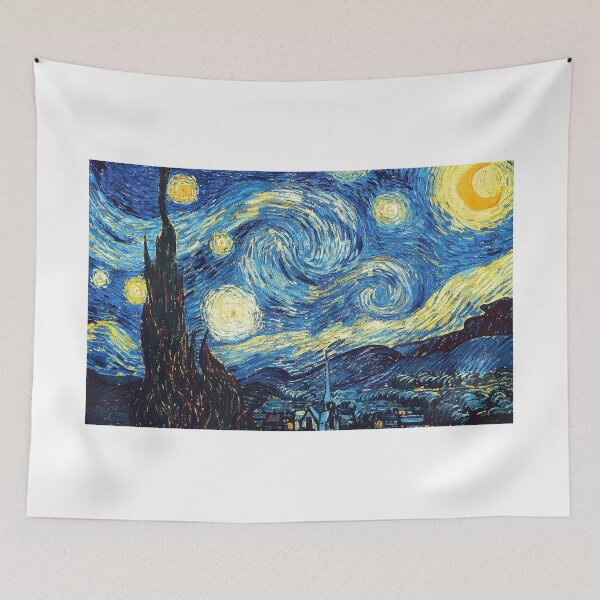 Item preview, The Starry Night Vincent Van Gogh designed and sold by Vintage Designs +.