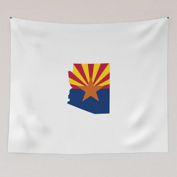 Item preview, Flag Map of Arizona  designed and sold by abbeyz71.