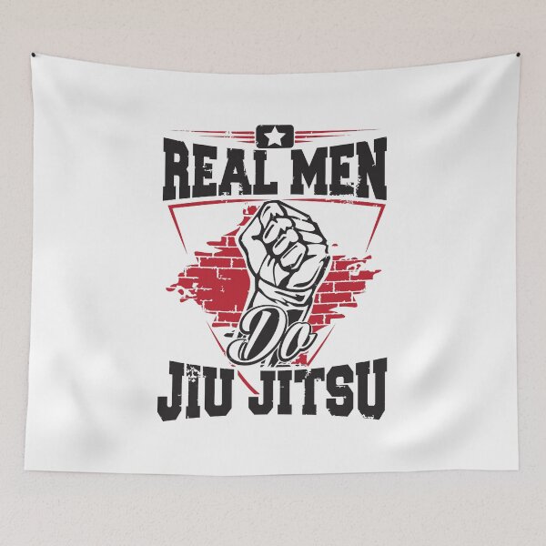 Item preview, Real men do jiu jitsu designed and sold by nektarinchen.
