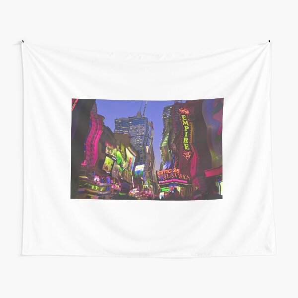 Melting in Times Square Tapestry