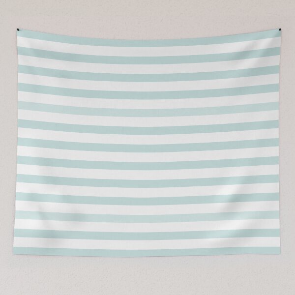 Item preview, Nautical Stripe Light Blue and White designed and sold by peacockcards.