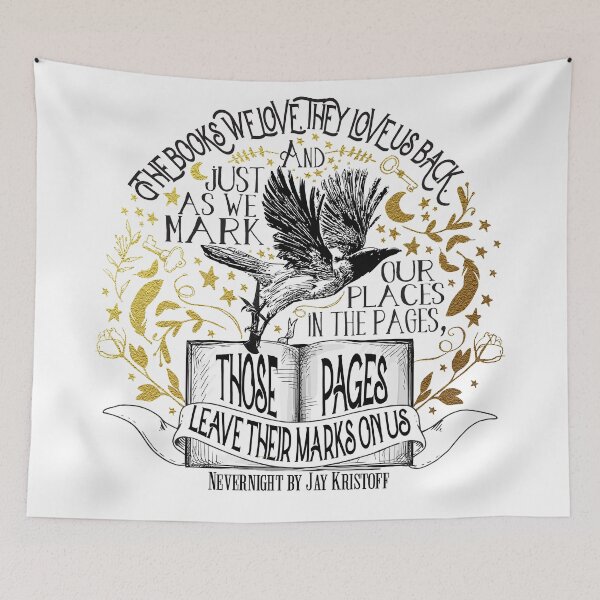 Item preview, Nevernight - Books Love Us Back designed and sold by eviebookish.
