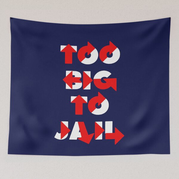 Item preview, Too Big To Jail Hillary T-Shirt designed and sold by Yipptee Shirts.