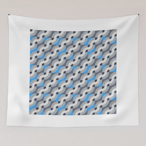 Item preview, Pattern with diagonal waves designed and sold by Daria Rosen.