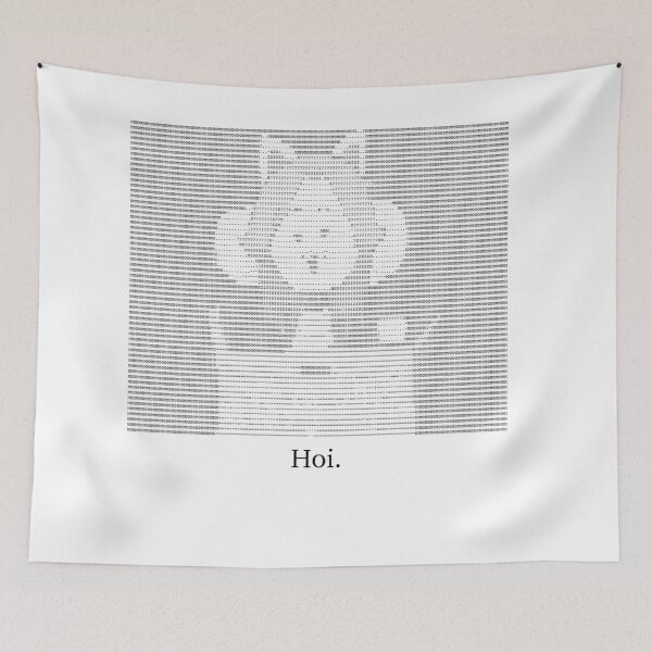 Item preview, ASCII Temmie designed and sold by SonicCraftRED.